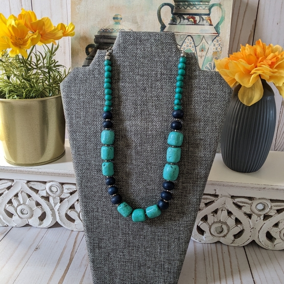 Turquoise Style Boho Necklace - Picture 2 of 7